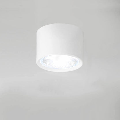 Low-Profile LED Ceiling Light 4.7 in Round Fixture 12W Contemporary Overhead Lighting for Bedrooms Hallways Home & Office Compact Surface-Mo