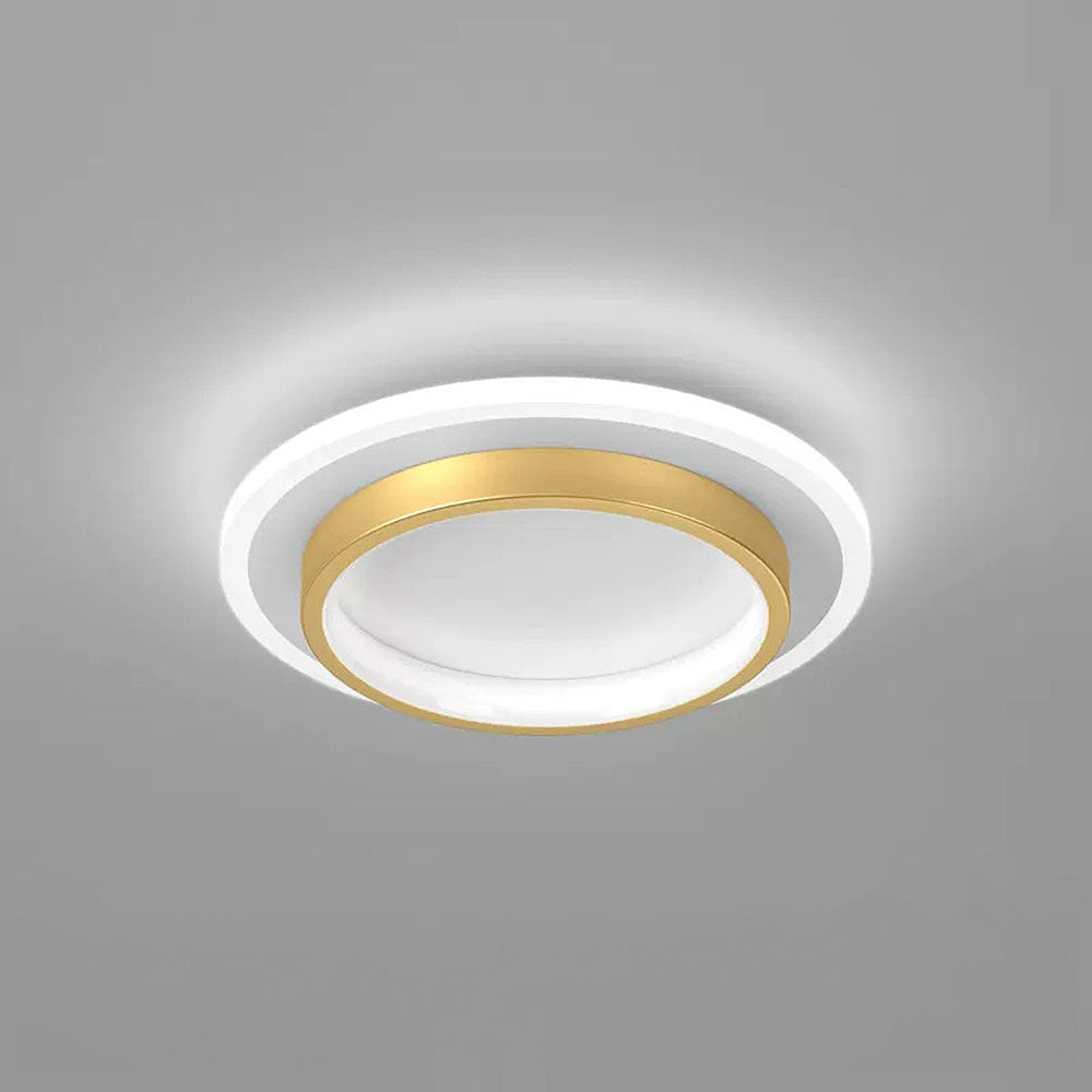 Round Flush Mount LED Light 2 in Low Profile for Bedroom Hallway Living Room Kitchen Entry Modern Ultra Slim Disk Design 10W 20W Integrated