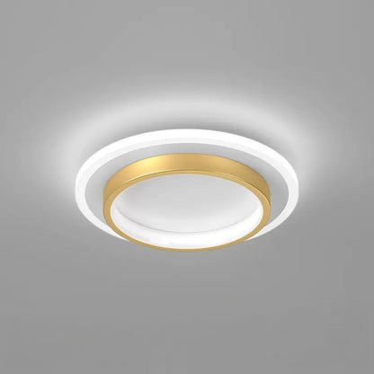 Round Flush Mount LED Light 2 in Low Profile for Bedroom Hallway Living Room Kitchen Entry Modern Ultra Slim Disk Design 10W 20W Integrated
