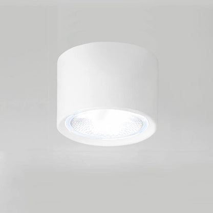 Low-Profile LED Ceiling Light 4.7 in Round Fixture 12W Contemporary Overhead Lighting for Bedrooms Hallways Home & Office Compact Surface-Mo