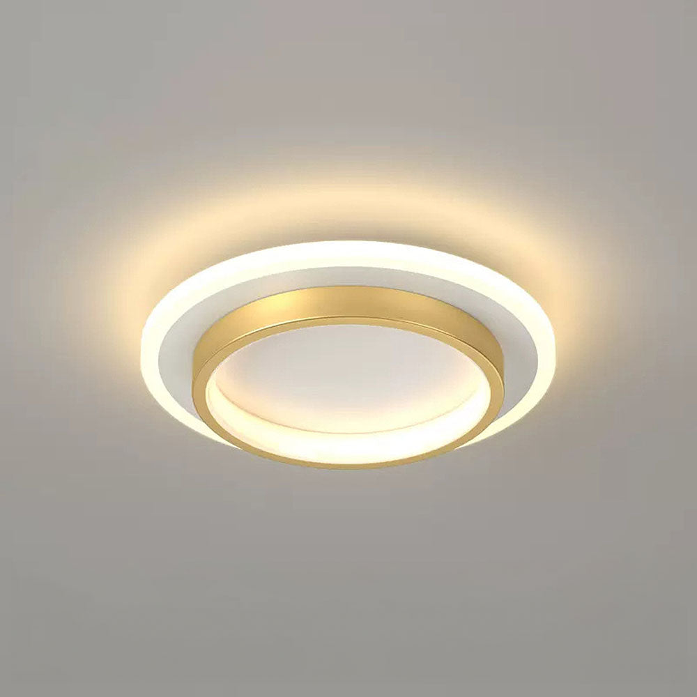 Round Flush Mount LED Light 2 in Low Profile for Bedroom Hallway Living Room Kitchen Entry Modern Ultra Slim Disk Design 10W 20W Integrated