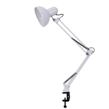Modern Metal Desk Lamp with Adjustable Head – E26 Socket Table Light for Bedroom, Office & Living Room