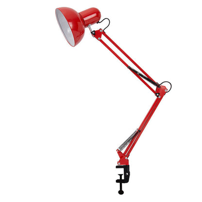 Modern Metal Desk Lamp with Adjustable Head – E26 Socket Table Light for Bedroom, Office & Living Room