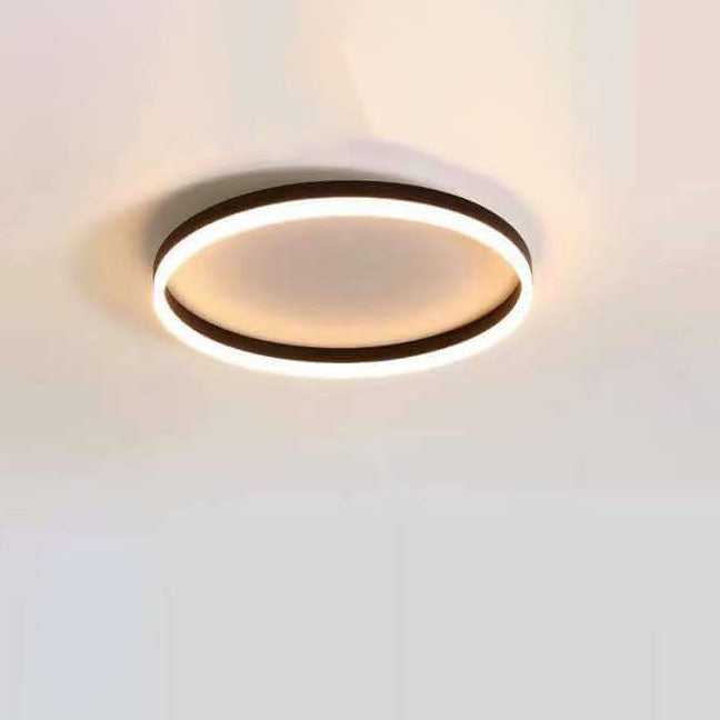 20 in Dimmable LED Ceiling Light with Remote Iron & Acrylic Fixture for Bedrooms Hallways Living Rooms Modern Low-Profile Design