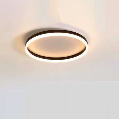 20 in Dimmable LED Ceiling Light with Remote Iron & Acrylic Fixture for Bedrooms Hallways Living Rooms Modern Low-Profile Design