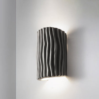 Resin Sconce Bi-Directional Light 10 inch Modern Wall Mount for Bedroom Hallway Study Accent Lighting