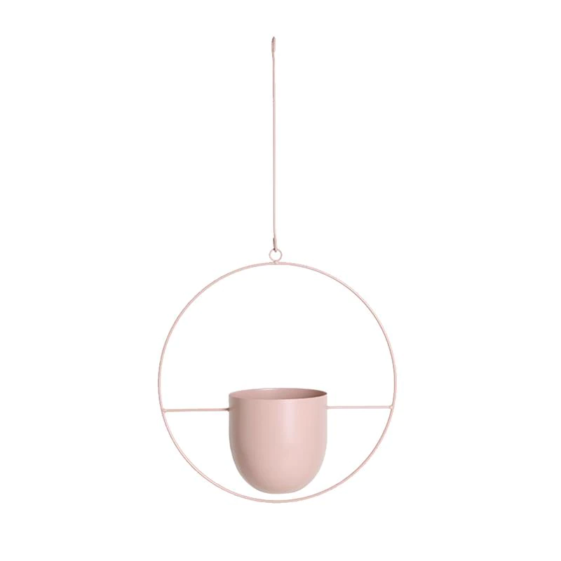 Hanging Metal Planter Pots – Geometric Wall-Mounted Indoor Planters for Succulents, Herbs & Flowers – Scandinavian Minimalist Home Decor