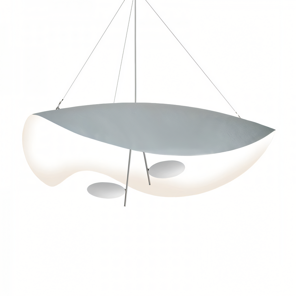 Modern LED Overhead Fixture 17W Metal Hanging Light Black White Gold for Kitchen Dining Room Bedroom Ceiling Mounted