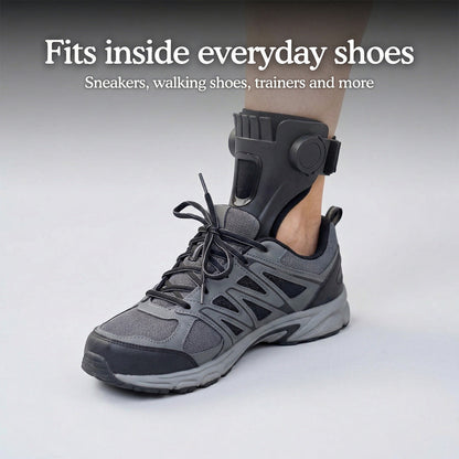 Adjustable Ankle Foot Orthosis Brace for Drop Foot Support | Toe Lift AFO Splint for Walking Stability and Gait Correction | Lightweight Mob