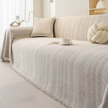 LUXCHENI – Soft Chenille Sofa Cover with Scratch Resistance