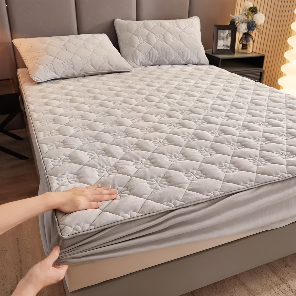 Ortekor SOFTLURE | Moisture-Wicking Cotton-Polyester Bedding Set for All-Season Comfort