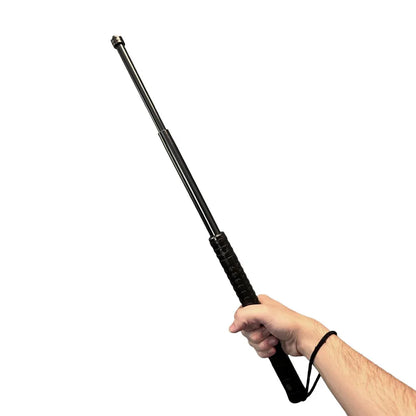 Collapsible Steel Walking Stick for Hiking Trails & Urban Streets 15.8 oz Automatic Deployment Mobility Aid