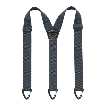 Adjustable Work Suspenders with Metal Clips – X-Back & Y-Back Designs for Men