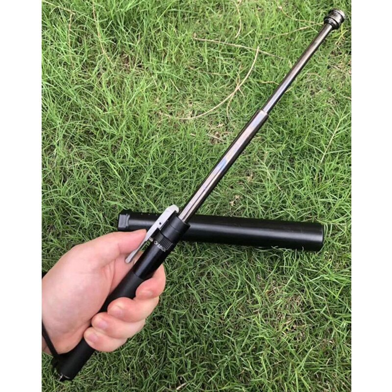 Telescoping Defense Baton for Personal Safety | Compact Collapsible Steel Rod for Walking & Outdoor Security | Ergonomic Grip Walking Stick