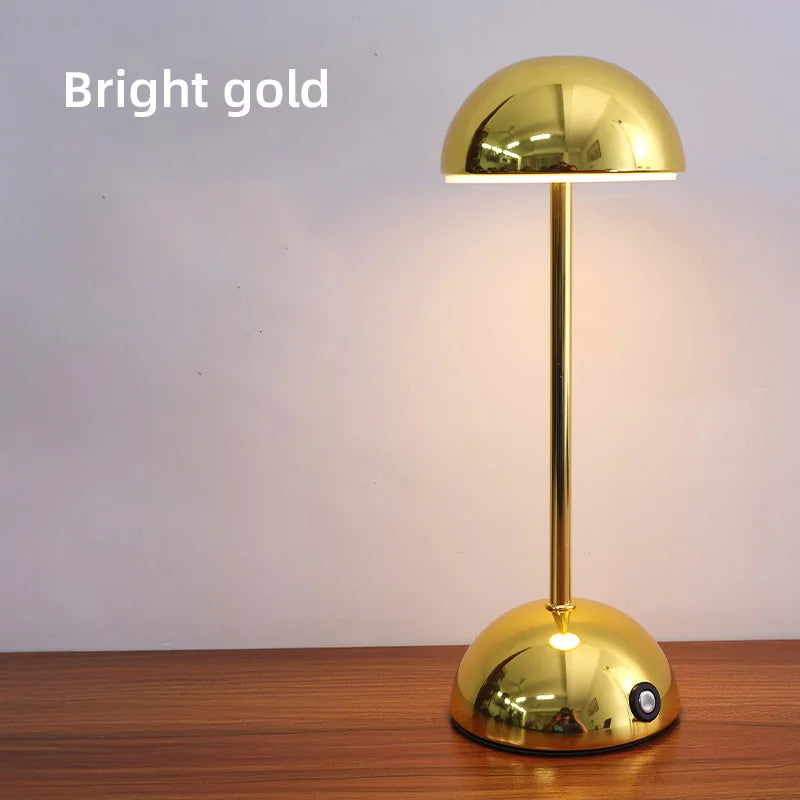 LED Touch Table Lamp with USB Rechargeable Battery and 3 Lighting Colors