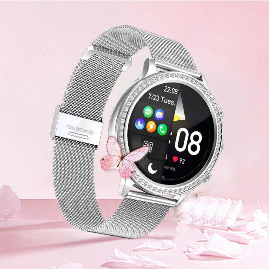 Health Tracking Smartwatch with Heart Rate Monitor, Blood Pressure & Sleep Analysis for Daily Fitness & Wellness