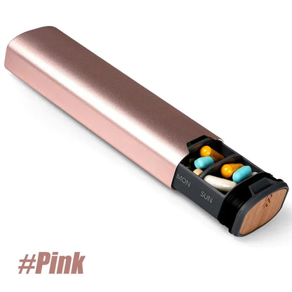 7-Day Pill Storage Container for Vitamins and Medications – Travel Friendly