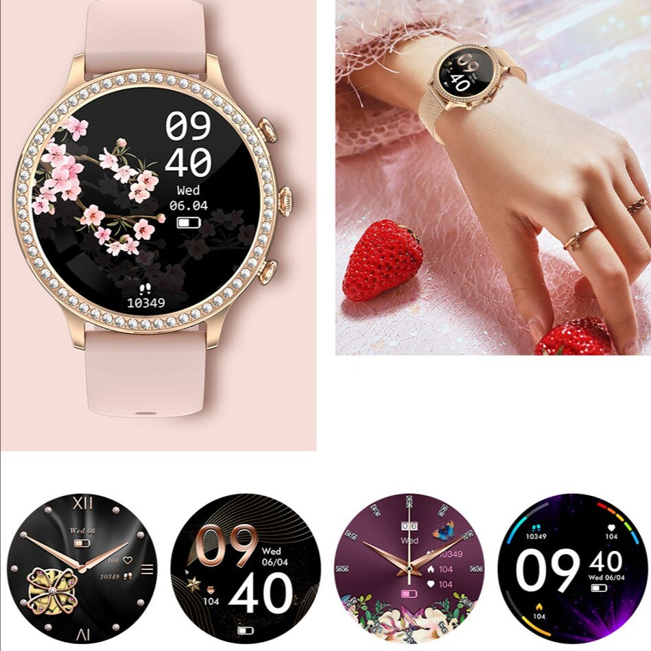 Health Tracking Smartwatch with Heart Rate Monitor, Blood Pressure & Sleep Analysis for Daily Fitness & Wellness