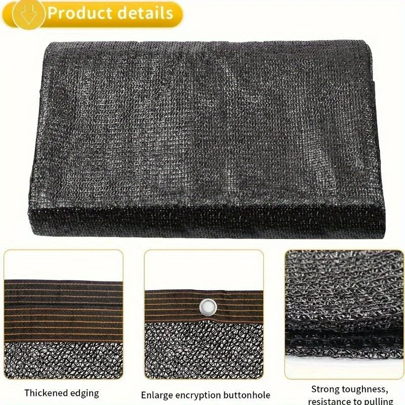 Sable Shade Cloth - UV-Resistant Garden Shade Fabric, Reinforced Corners