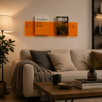 Sable Wall Magazine Holder - Elegant Minimalist Design, Space-Saving Storage
