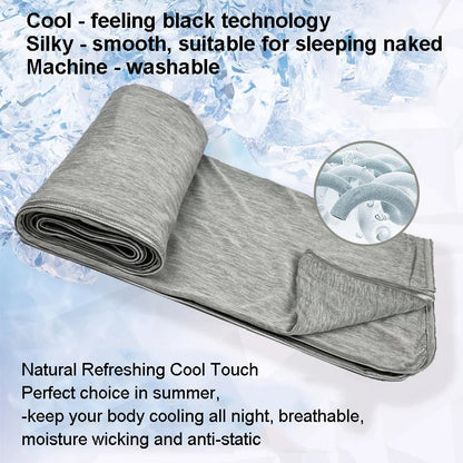 Colección de mantas refrescantes | Manta refrescante con regulación de temperatura y tecnología que absorbe la humedad | Ligera y transpirable para personas calurosas