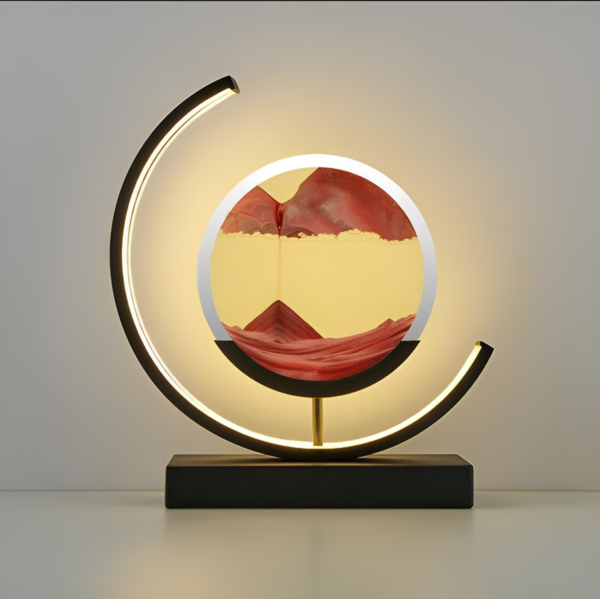 SandLuxe | Sand Lamp with Remote Control & Dimmable Feature | Unique Flowing Design for Relaxation
