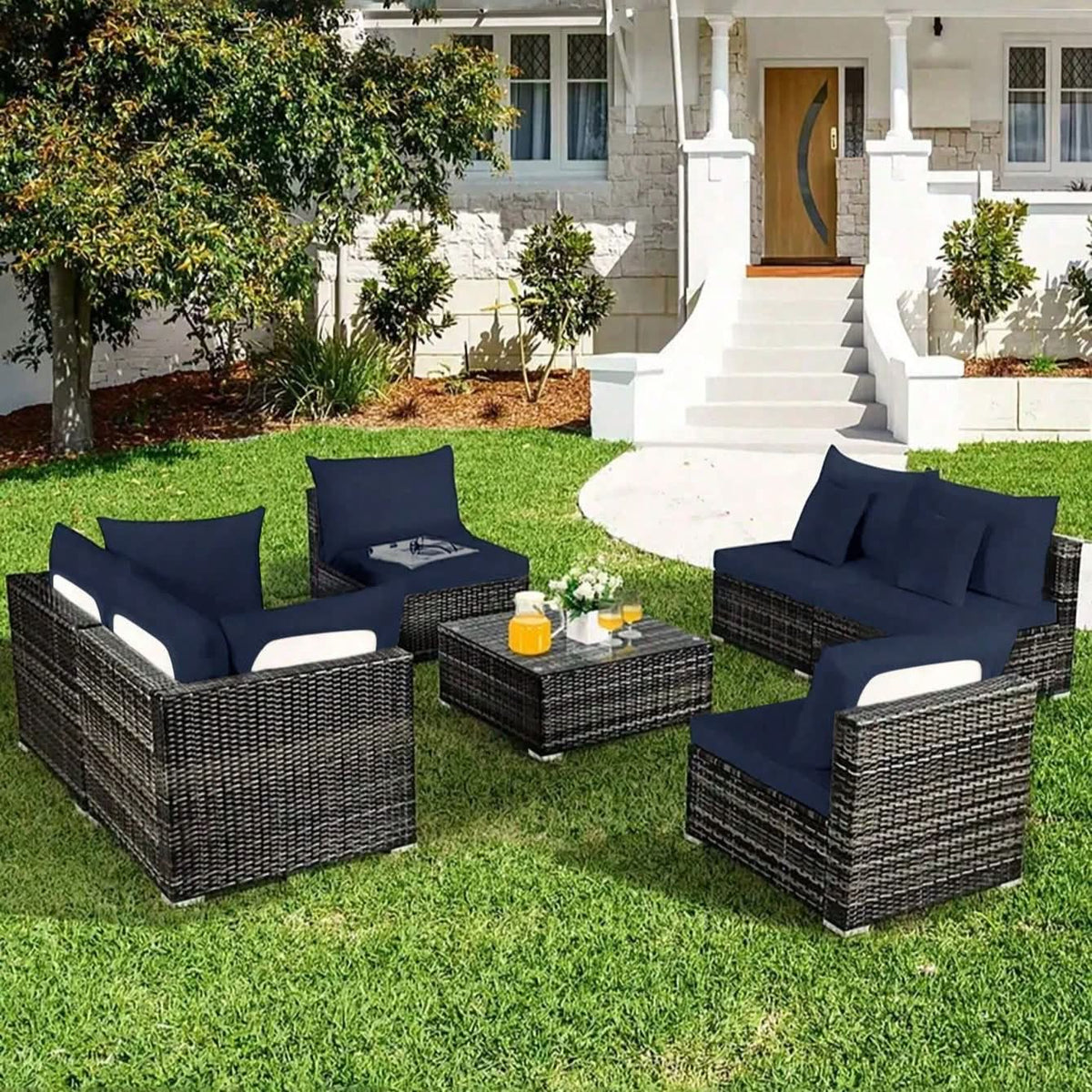 PALMFLOW – Fundas de cojín antideslizantes para la protección de muebles de patio