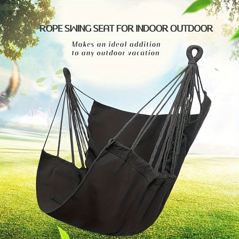 HAMMOCKLIVA – Silla colgante de ocio para relajación en interiores y exteriores