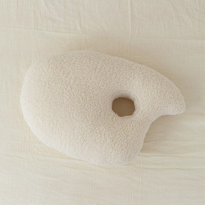 Fluffy Pebble Floor Cushions in Stone Shape | Plush Pillows for Home Decor