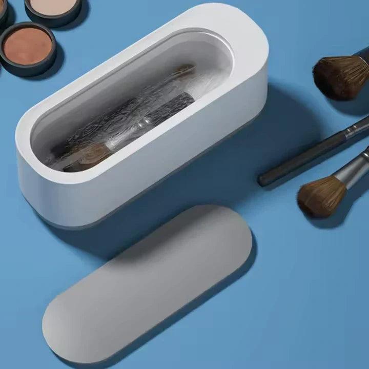 Portable Ultrasonic Jewelry Cleaner for Rings Watches Glasses Eyeglasses Makeup Brushes Small Items Deep Cleaning Machine Sonic Wave