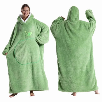 HOODSNUG – Hooded Wearable Blanket for Cozy Comfort