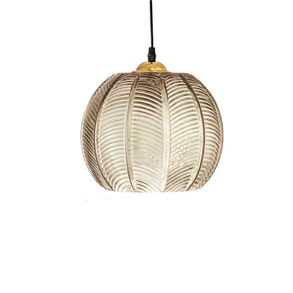 Botanical Glass Pendant Fixture E27 Socket Overhead Lighting for Kitchen Island Dining Table Modern Farmhouse Home Decor