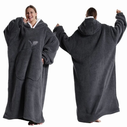 HOODSNUG – Hooded Wearable Blanket for Cozy Comfort