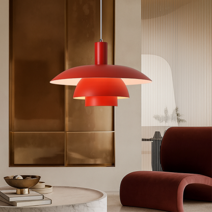 Lámpara colgante escandinava Ortekor | Lámpara LED regulable con diseño ecológico | Perfecta para islas de cocina e interiores modernos