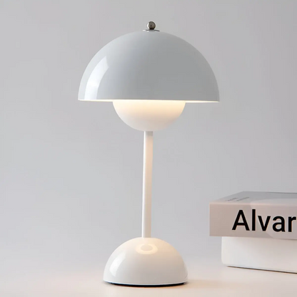Scandinavian Table Lamp with Wireless Control & Adjustable Brightness | Cordless Design for Stylish Home Ambiance