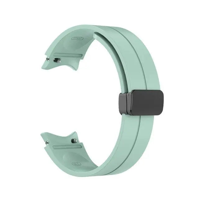 Silicone Sport Strap for Samsung Galaxy Watch 4, 5, 6 – Adjustable Quick-Release Wristband, Sweat-Resistant & Waterproof, Multiple Colors