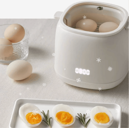 6-Mode Electric Egg Cooker – Automatic Hard Soft Medium Boiled Eggs for Breakfast Meal Prep Quick Kitchen Appliance