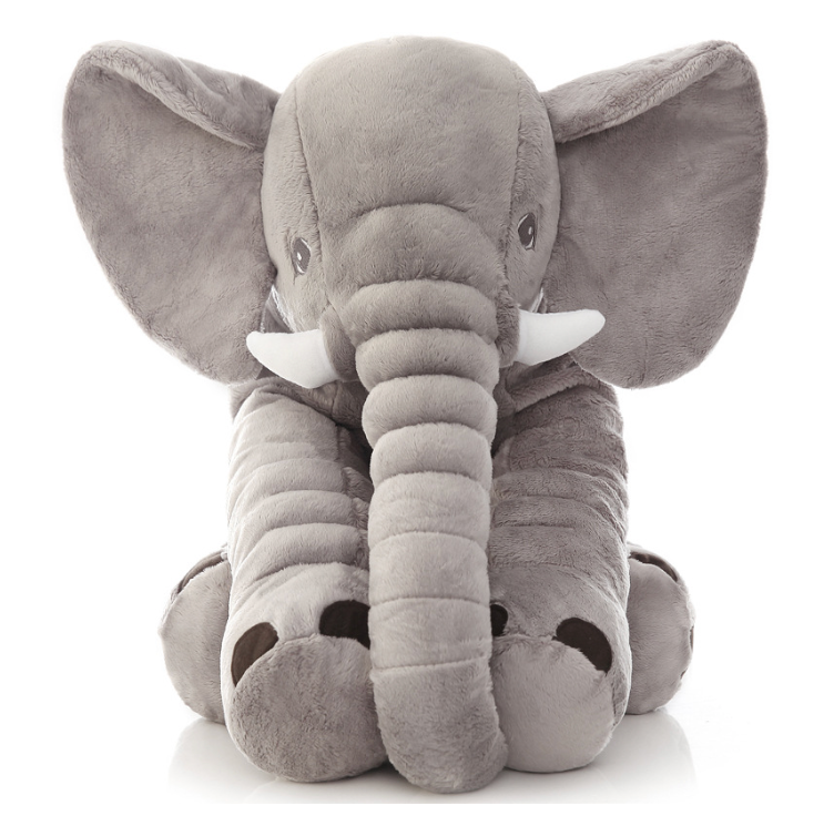 Plush Elephant Nursery Pillow for Babies & Toddlers – Soft Cuddle Cushion for Nap Time, Play & Decor