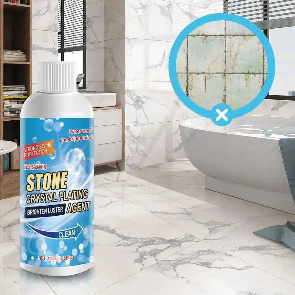 Natural Stone Cleaner for Rust & Oxidation Stains – Eco-Friendly Formula for Granite, Marble, Slate & Concrete Surfaces Indoors & Outdoors