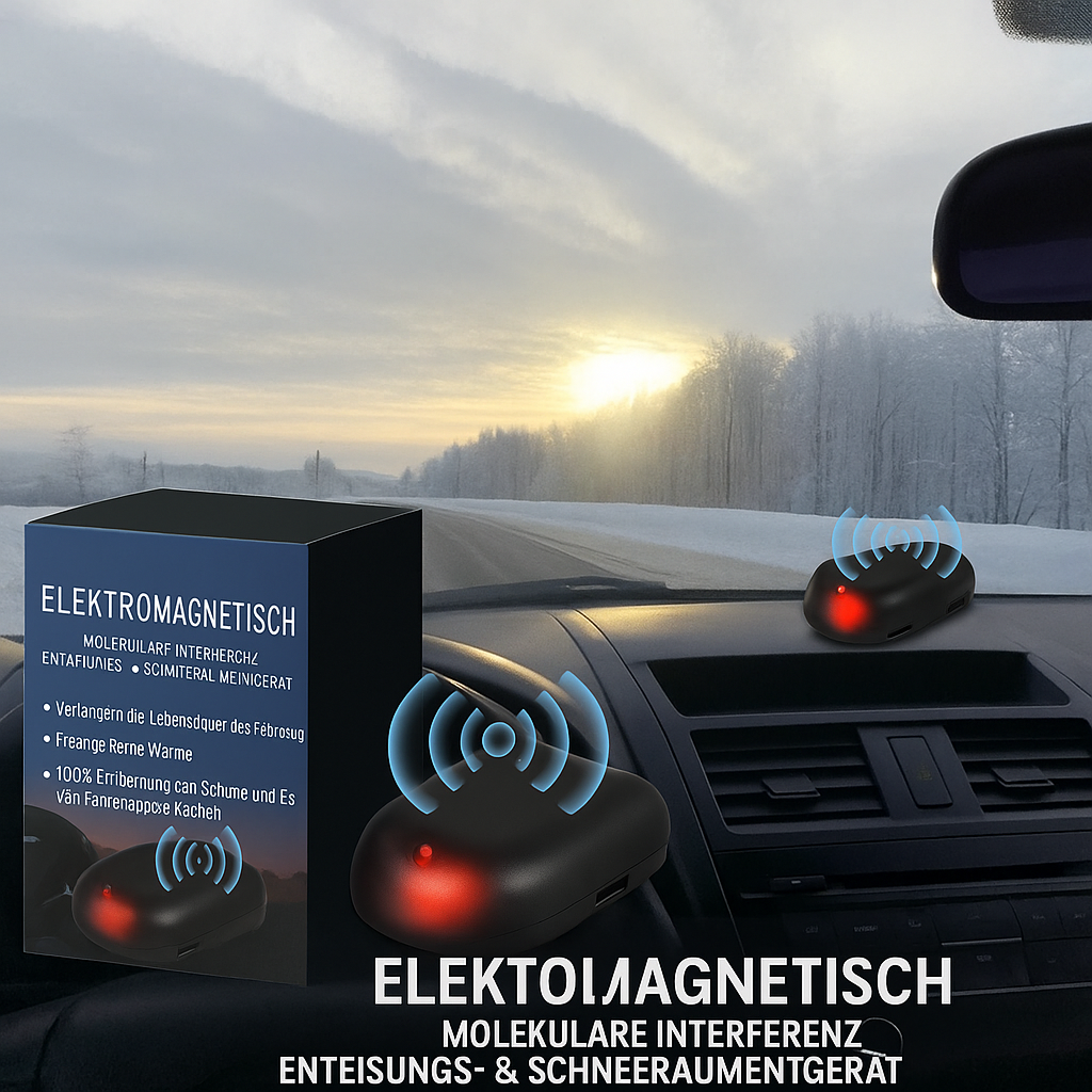 Solar-Powered Windshield Ice Remover for Cars Automatic Defrosting Tool Safe Winter Driving Accessories