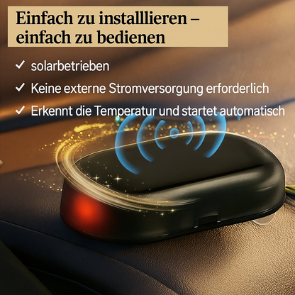Solar-Powered Windshield Ice Remover for Cars Automatic Defrosting Tool Safe Winter Driving Accessories