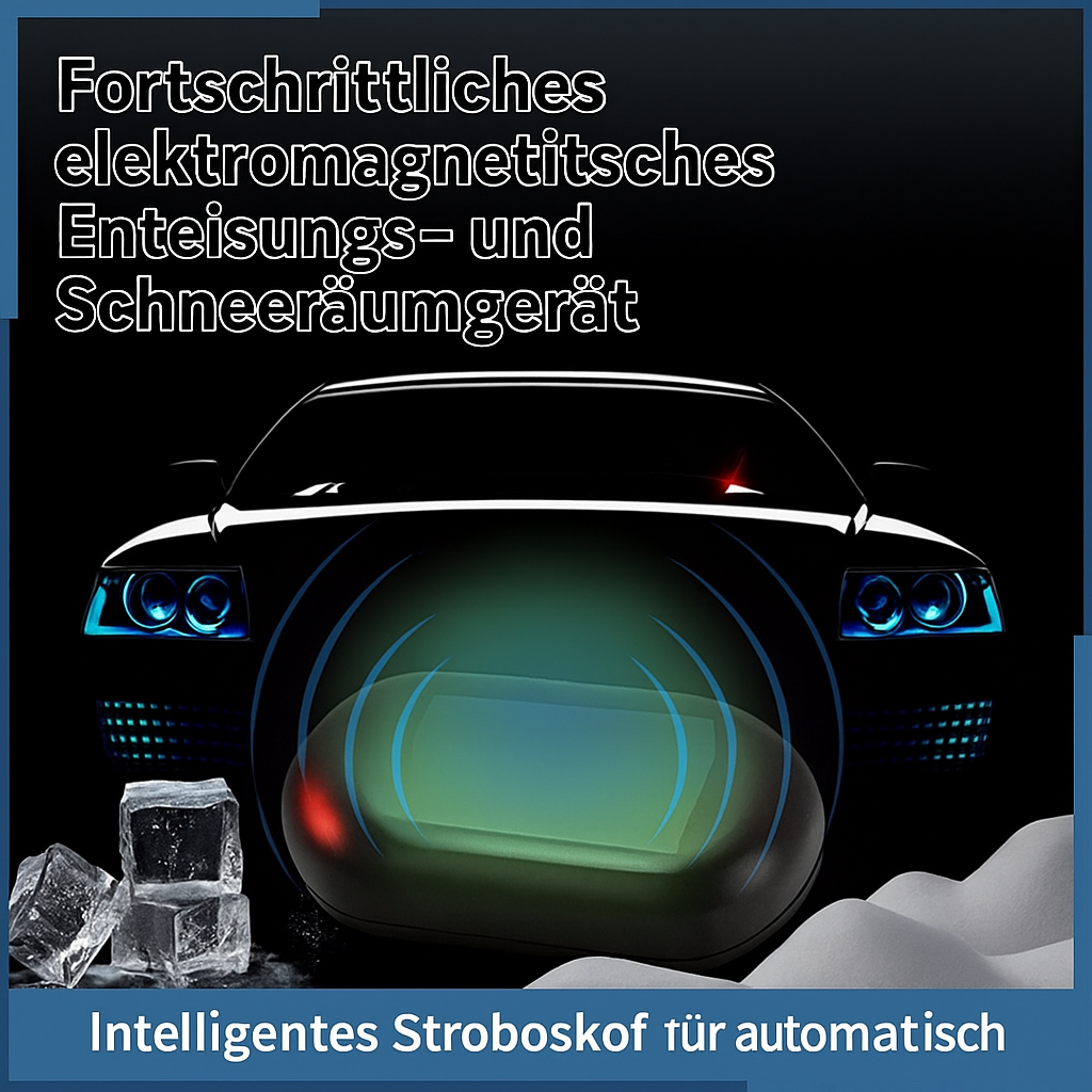 Solar-Powered Windshield Ice Remover for Cars Automatic Defrosting Tool Safe Winter Driving Accessories