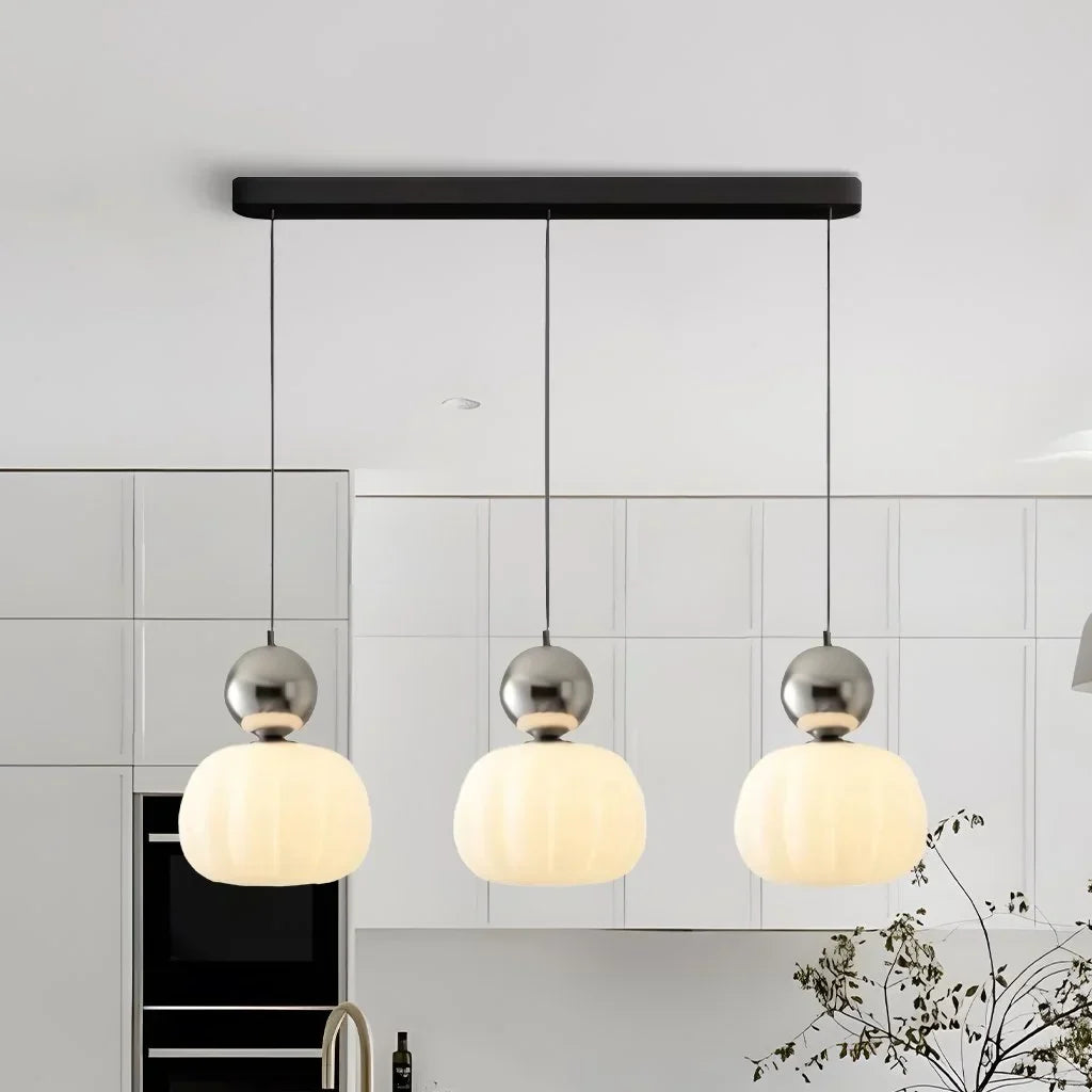 Overhead Hanging Lamp G9 Socket Metal Bowl Shade 27.6 inch Fixture for Kitchen Island Dining Table Art Deco Style Adjustable Ceiling Mount