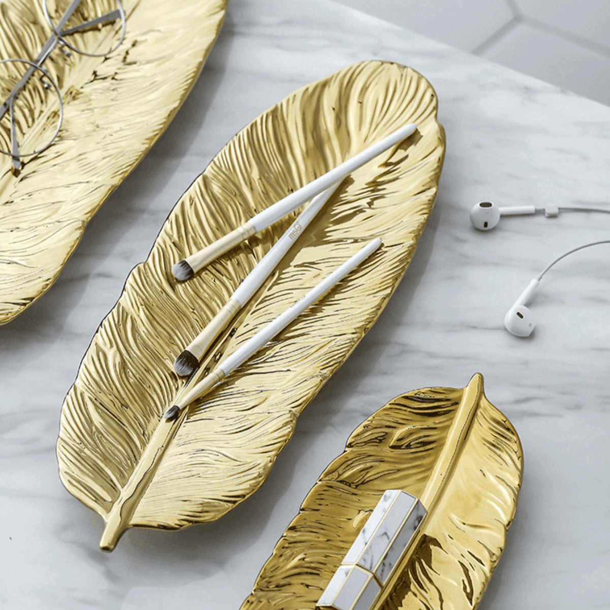 Leaf Ceramic Platters