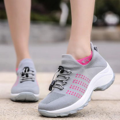 Orthopedic Sneakers for Plantar Fasciitis Relief Wide Toe Box Arch Support Cushioned Heel Slip-Resistant Sole for Women Men Foot Pain