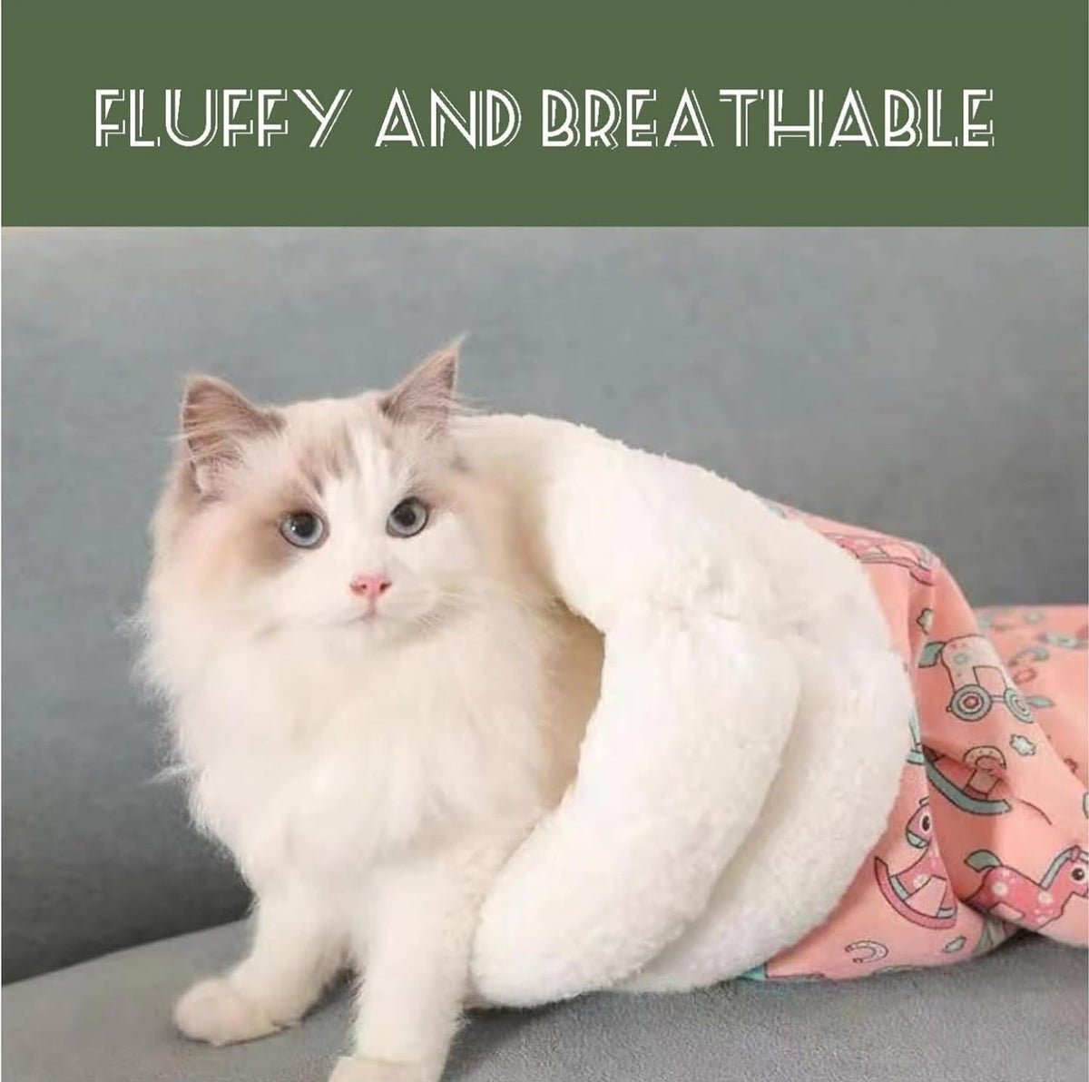 PurrLounge™ - Cat Sleeping Pouch Bag