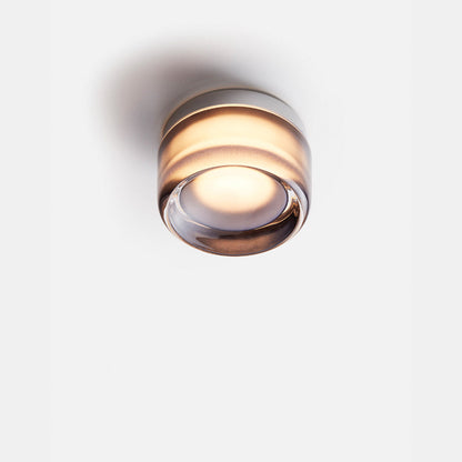 LED Wall Sconce Light – Acrylic Aluminum Button-Switch Fixture for Bedroom Bathroom Hallway – Ambient Glow Ceiling Mounted