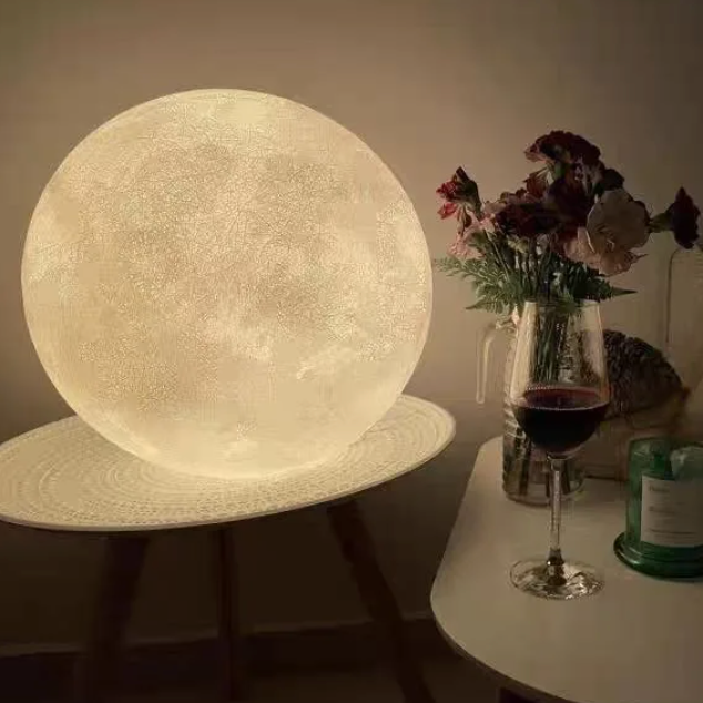 Sphere Standing Lamp with Adjustable Brightness LED | Modern Accent Light for Bedroom & Living Room Décor | Plug-In Design | Dimmable Ambien
