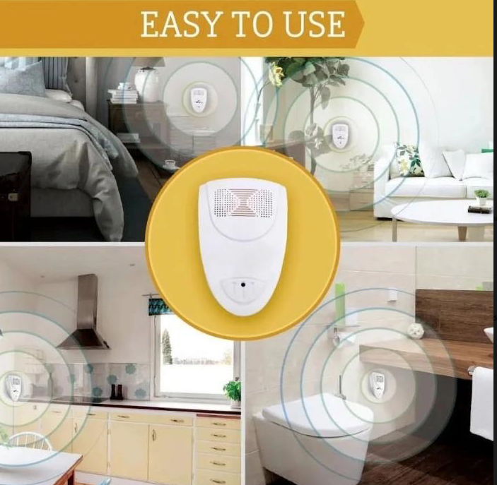 Electronic Pest Control Device for Bedrooms Plug-In Mosquito and Insect Deterrent Silent Operation Chemical-Free Solution for Homes and Apar