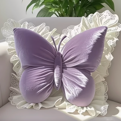 Seraphina™ - Lace Butterfly Pillow